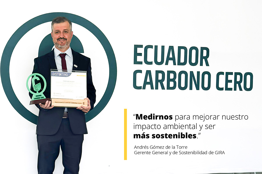 GIRA recibe el Distintivo de Cuantificación de Huella de Carbono